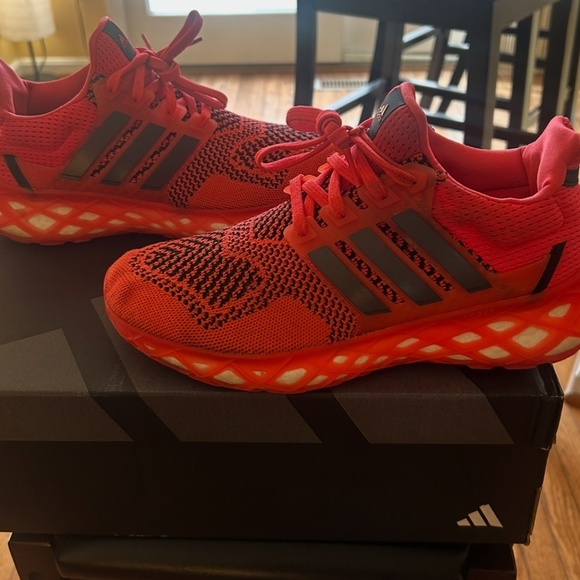 Adidas Ultraboost Web DNA 'Solar Orange/Red - Picture 1 of 2